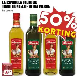 MCD Supermarkt LA ESPANOLA OLIJFOLIE TRADITIONEEL OF EXTRA VIERGE aanbieding