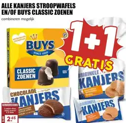MCD Supermarkt ALLE KANJERS STROOPWAFELS EN/OF BUYS CLASSIC ZOENEN aanbieding