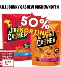 MCD Supermarkt ALLE JOHNNY CASHEW CASHEWNOTEN aanbieding