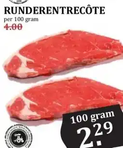 MCD Supermarkt RUNDERENTRECÔTE aanbieding