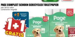 MCD Supermarkt PAGE COMPLEET SCHOON GERECYCLED TOILETPAPIER aanbieding