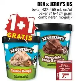 MCD Supermarkt Ben & Jerry's ijs aanbieding