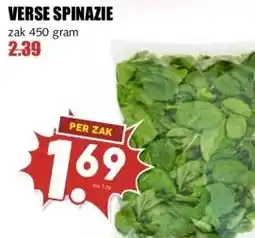 MCD Supermarkt Verse spinazie aanbieding