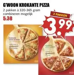 MCD Supermarkt g'woon krokante pizza aanbieding