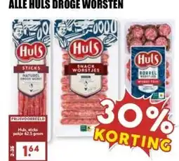 MCD Supermarkt Alle Huls droge worsten aanbieding