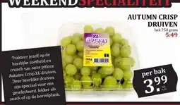 MCD Supermarkt AUTUMN CRISP DRUIVEN aanbieding