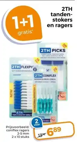 Trekpleister 2TH tanden- stokers en ragers aanbieding