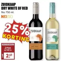 MCD Supermarkt Zuidkaap Dry white of red aanbieding