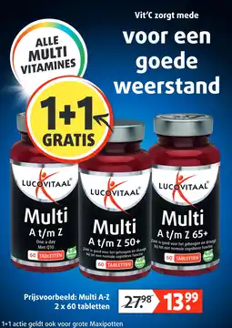 Lucovitaal ALLE MULTI VITAMINES aanbieding