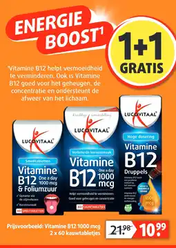 Lucovitaal Witamine B12 1000 mcg aanbieding
