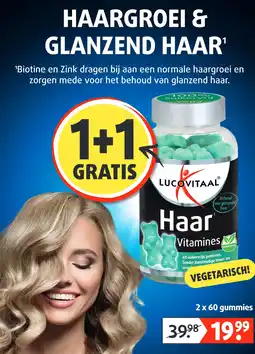 Lucovitaal HAARGROEI & GLANZEND HAAR' aanbieding