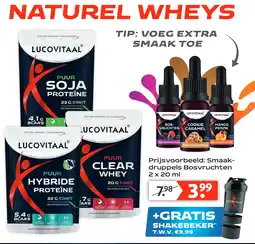 Lucovitaal NATUREL WHEYS aanbieding