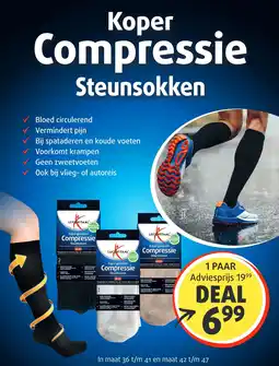 Lucovitaal Koper Compressie Steunsokken aanbieding