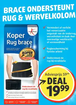 Lucovitaal Koper Rug brace aanbieding