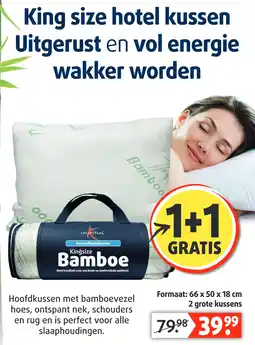 Lucovitaal King size hotel kussen aanbieding