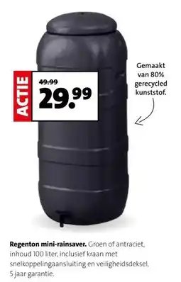 Intratuin Regenton mini-rainsaver. aanbieding