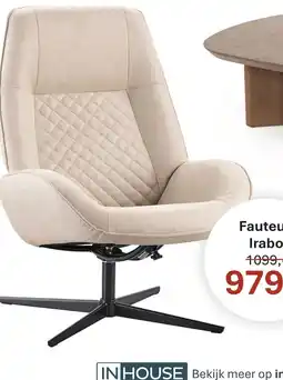 INHOUSE Fauteuil Irabo aanbieding