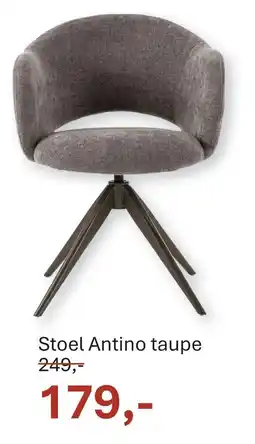INHOUSE Stoel Antino taupe aanbieding