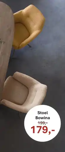 INHOUSE Stoel Bowina aanbieding