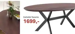 INHOUSE Eettafel Taranto aanbieding