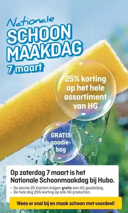 Hubo op het hele assortiment van HG aanbieding