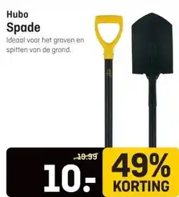 Hubo Hubo Spade aanbieding