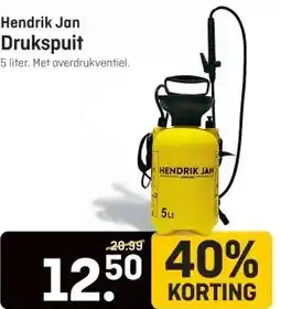 Hubo Hendrik Jan Drukspuit aanbieding