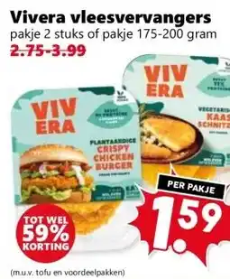 Coop Vivera vleesvervangers aanbieding