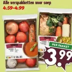 Coop Alle verspakketten voor soep aanbieding