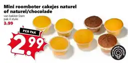 CoopCompact Mini roomboter cakejes naturel of naturel/chocolade aanbieding