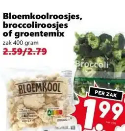 Coop Bloemkoolroosjes, broccoliroosjes of groentemix aanbieding