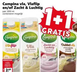 CoopCompact Campina vla, Vlaflip en/of Zacht & Luchtig aanbieding