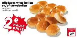 Coop Alledaags witte bollen en/of tarwebollen aanbieding