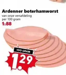 Coop Ardenner boterhamworst aanbieding