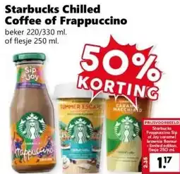 Coop Starbucks Chilled Coffee of Frappuccino aanbieding