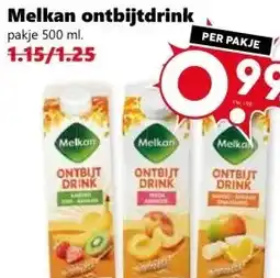 Coop Melkan ontbijtdrink aanbieding