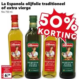Coop La Espanola olijfolie traditioneel of extra vierge aanbieding