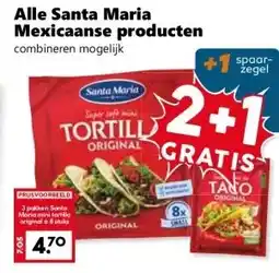 Coop Alle Santa Maria Mexicaanse producten aanbieding