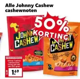 Coop Alle Johnny Cashew cashewnoten aanbieding