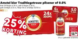 Coop Amstel bier Traditiegetrouw pilsener of 0.0% aanbieding