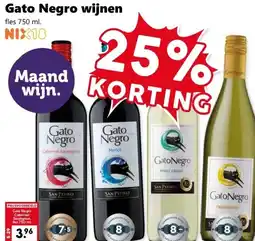 Coop Gato Negro wijnen aanbieding