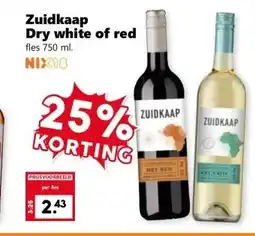 Coop Zuidkaap Dry white of red aanbieding