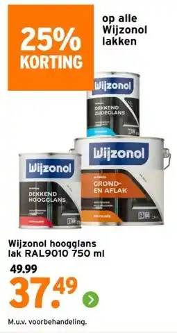 GAMMA Wijzonol hoogglans lak aanbieding