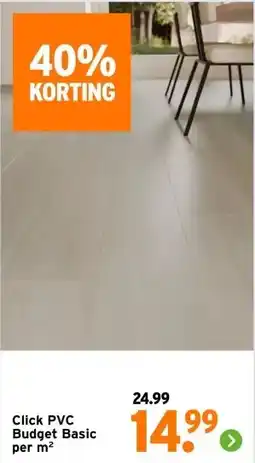 GAMMA Click PVC Budget Basic aanbieding