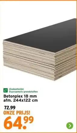 GAMMA Betonplex aanbieding