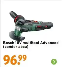 GAMMA Bosch 18V multitool Advanced (zonder accu) aanbieding