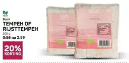 Ekoplaza VEGAN Bumi TEMPEH OF RIJSTTEMPEH aanbieding