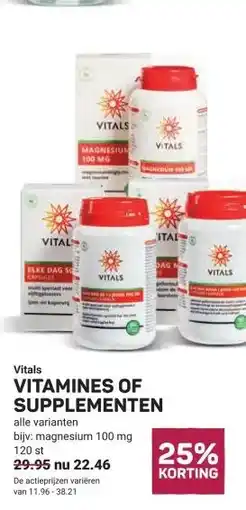 Ekoplaza VITAMINES OF SUPPLEMENTEN aanbieding