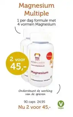 De Rode Pilaren Magnesium Multiple aanbieding