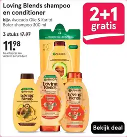 Etos Loving Blends shampoo en conditioner aanbieding